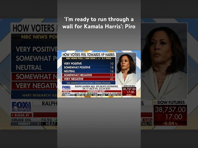 Todd Piro questions Biden's lauding of VP Harris: 'She's done no job' #shorts