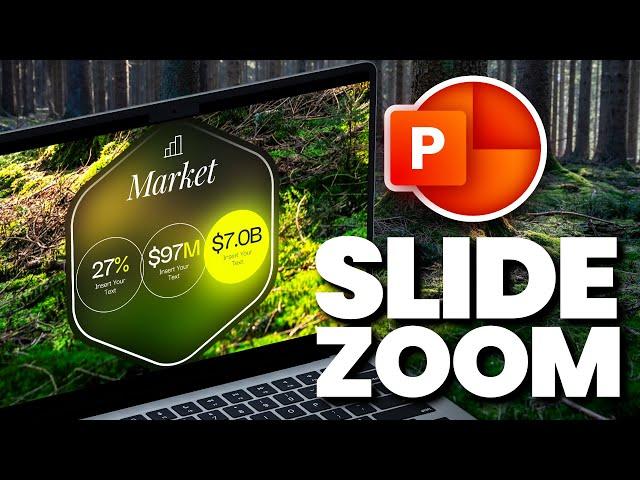 PowerPoint SLIDE ZOOM Template  100% FREE!