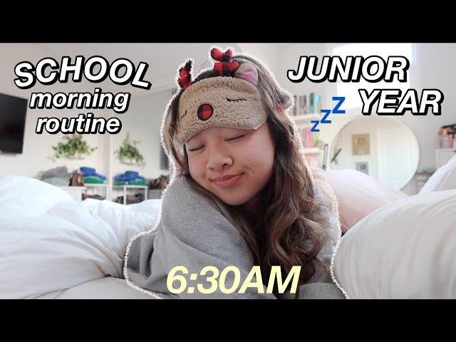 junior year SCHOOL MORNING ROUTINE | day in my life