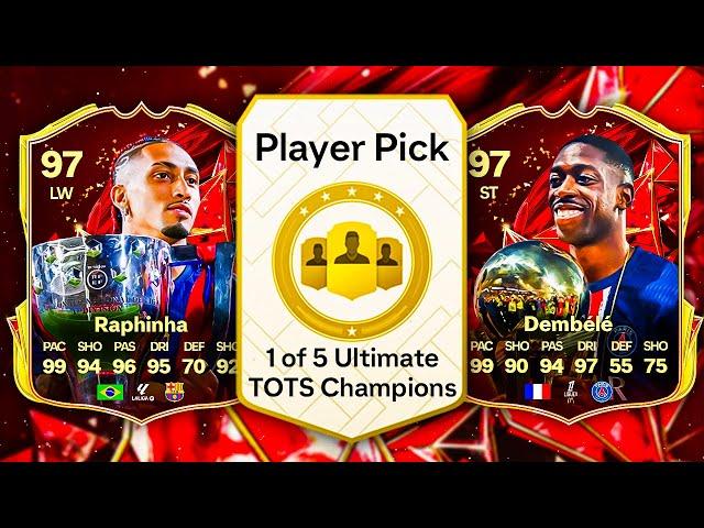 RANK 1 ULTIMATE TOTS PLAYER PICKS!  FC 25 Ultimate Team