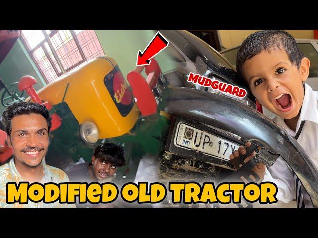 Old Eicha Tractor Modified Mila Gaya Finally Mudguard Bhi Ready Hoagay Babli Ka