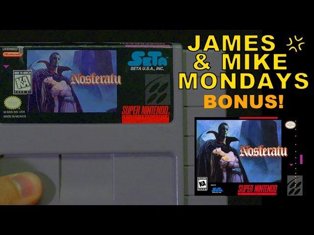 Nosferatu (SNES Video Game) James & Mike bonus Halloween video!