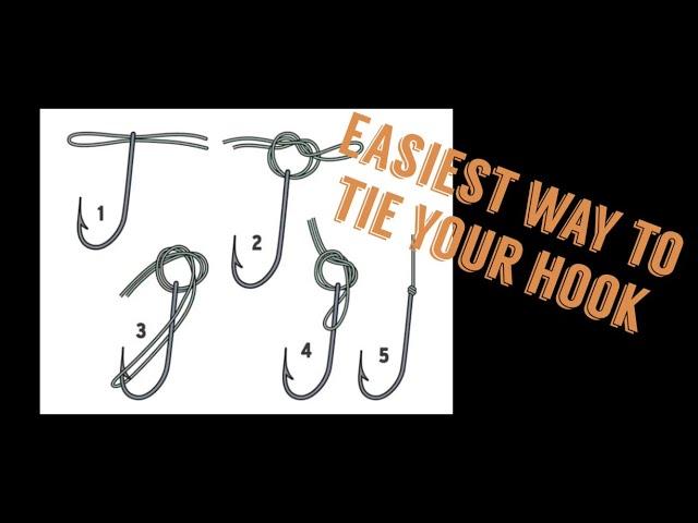 Easy / Tie your fishing hook / Funny bloopers at the end!!