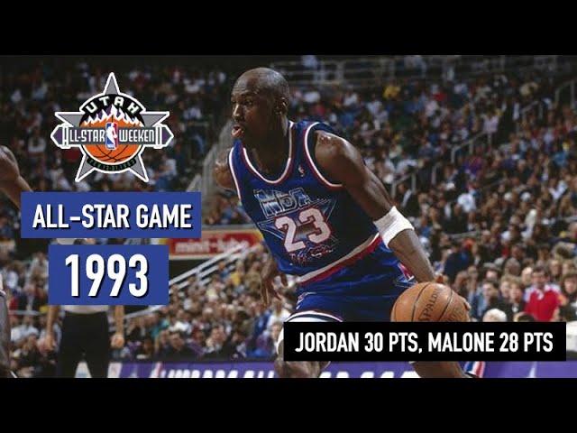 Throwback NBA All-Star Game 1993. East vs West - Full Game Highlights HD