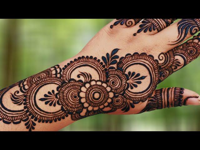 Latest Simple bridal mehndi design/simple backhand mehndi design/mehandi/Easy mehndi designs