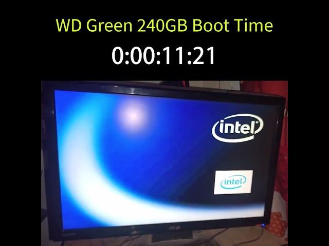 WD Green 240GB SSD Windows Boot Time #shorts #ytshorts #ssd