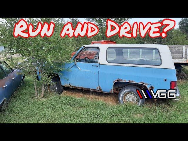 Will This FORGOTTEN 1975 K5 Chevy Blazer RUN AND DRIVE After Many Years? - Vice Grip Garage EP93