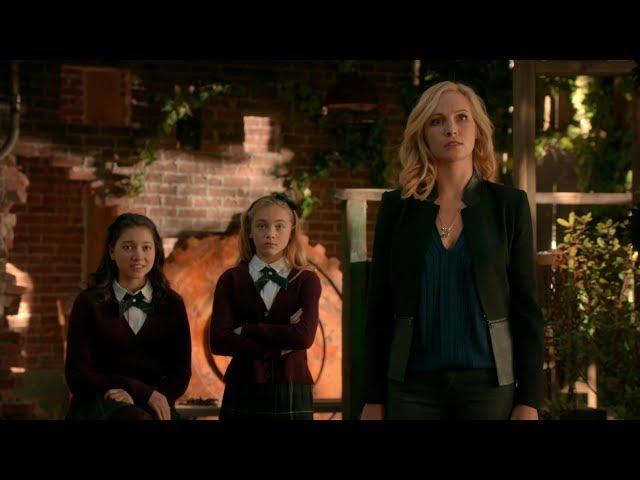 The Originals 5x12 Alaric Kills Klaus In Front Of Caroline, Lizzie And Josie