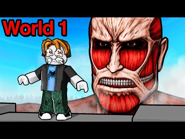 EVOLVING Through ANIME DIMENSIONS in Roblox!