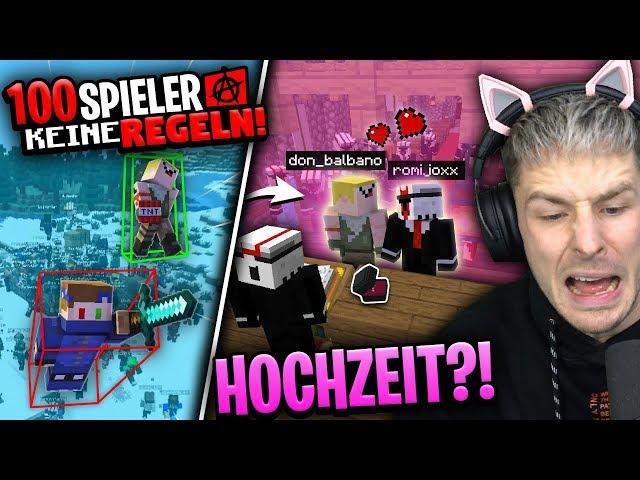 UNENDLICHER CRINGE beim Community EVENT mit 100 SPIELERN! Hochzeit von 2 Spielern.. UNANGENEHM!