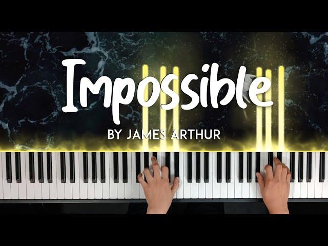 Impossible by James Arthur piano cover  | lyrics + sheet music