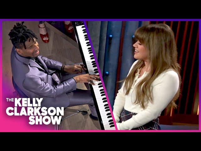 Jon Batiste & Kelly Clarkson Impromptu Duet!