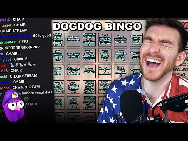 Getting Bingo with random DougDoug VODs (VOD)