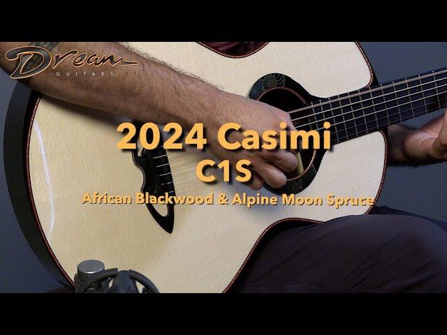 Dream Guitars - 2024 Casimi C1S, African Blackwood & Alpine Moon Spruce  #guitardemo