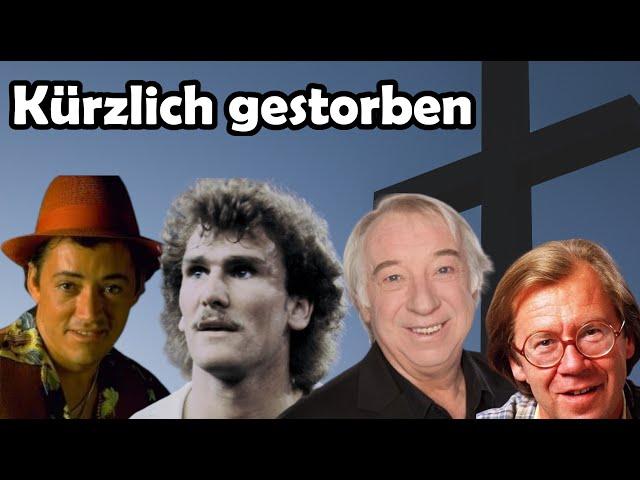 Trauer um Prominente, die vor kurzem verstorben sind.