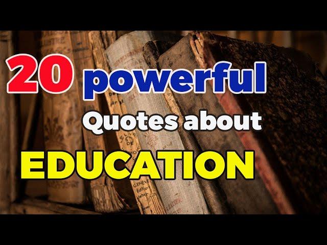 20 Quotes About Education and the Power of Learning | world best facts |