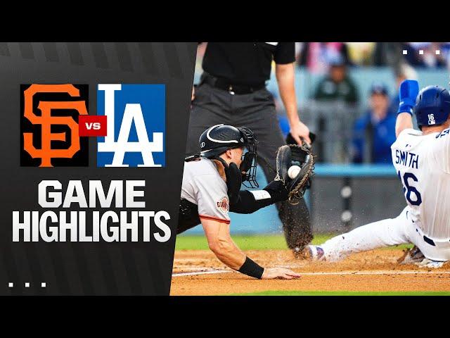 Giants vs. Dodgers Game Highlights (6/13/25) | MLB Highlights