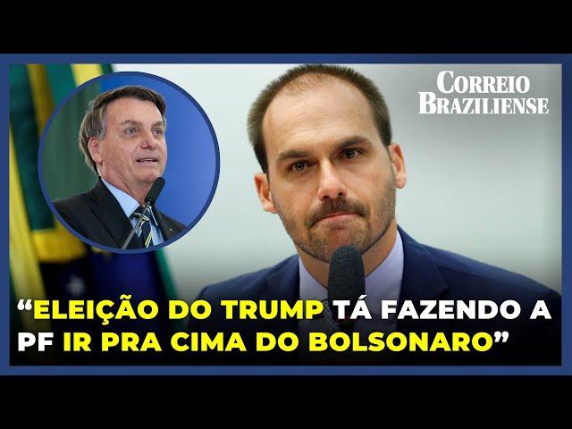 ELEIÇÃO DE TRUMP FEZ PF E MORAES ACELERAREM INDICIAMENTO DE BOLSONARO, DIZ EDUARDO