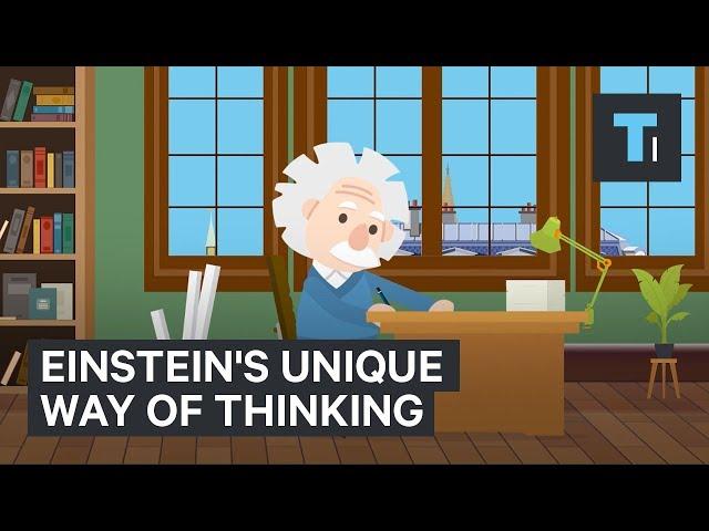 Einstein's unique way of thinking contributed to his genius