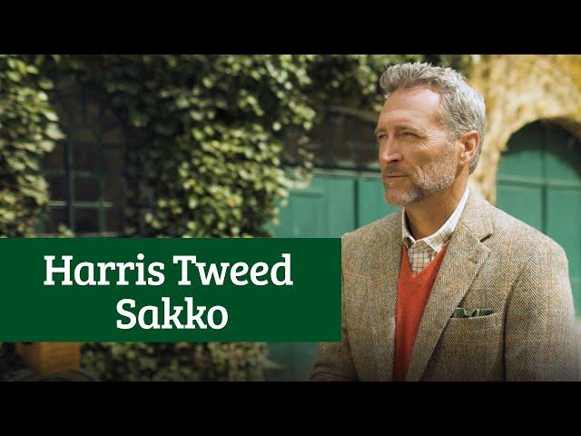 Harris-Tweed-Sakko modern kombiniert