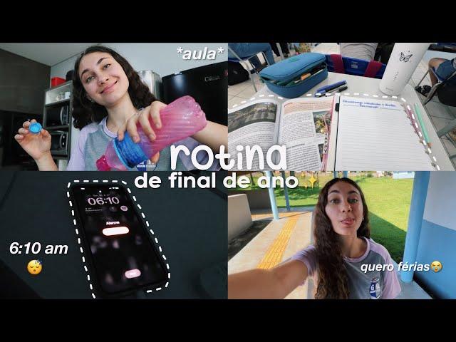 rotina de final de ano *fim das aulas, treinos, self care*