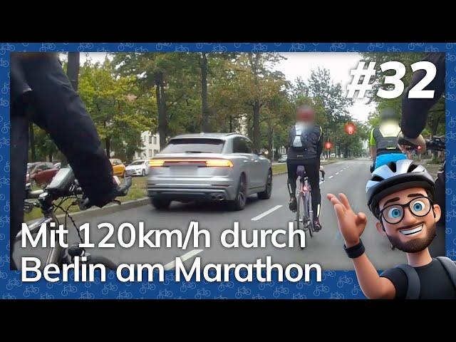 Mit 120km/h durch Berlin am Marathon – Dashcam (Berlin Cycling Diary)