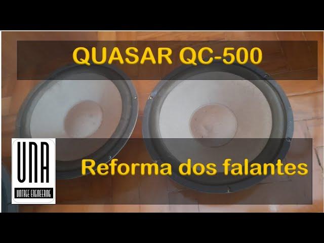 Caixa de som Quasar QC500 | Parte 2: restauro dos altofalantes