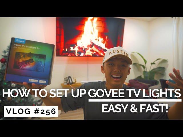 How To Install Govee TV Backlight T2 Lights Installation (EASY & FAST!)