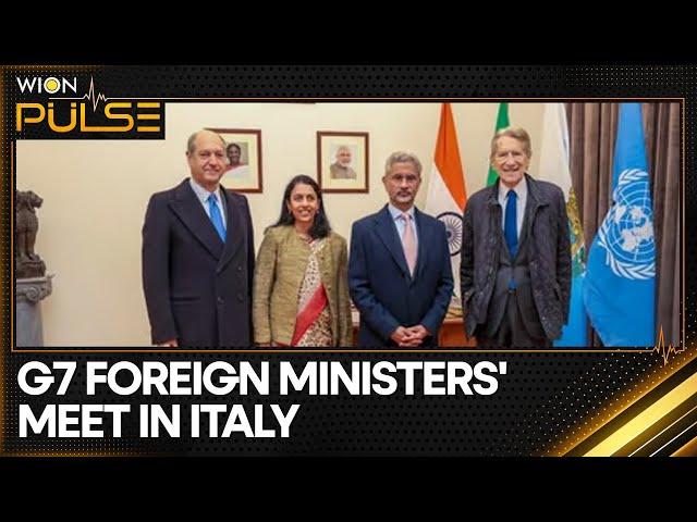 G7 Foreign Ministers Meet In Italy: US State Secy Blinken Arrives In Italy | WION Pulse