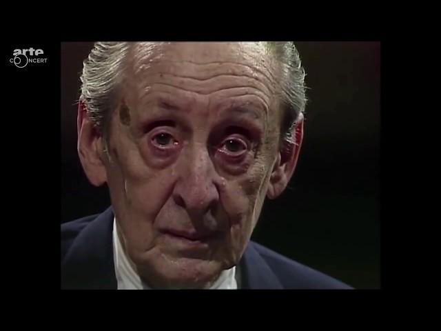 Horowitz in tears, live concert