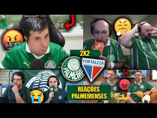 REAÇÕES dos PALMEIRENSES FURIOSOS com o EMPATE - PALMEIRAS 2X2 FORTALEZA [REACT BRASILEIRÃO 2024]