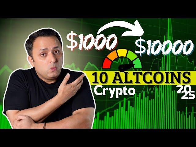  Top 10 Safest Crypto To 10x In Crypto Market By 2024-25 Bull Run | 1000% Pump In These Altcoins 