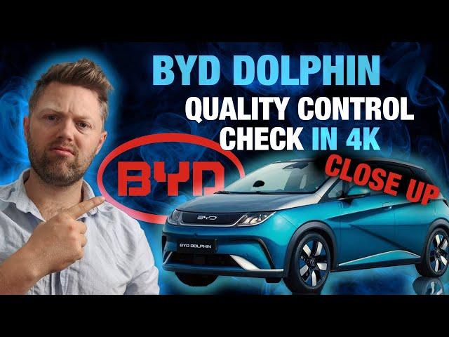 BYD Dolphin Quality Control Check in Brisbane. Up Close in 4K.