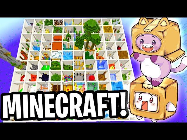 Can Foxy & Boxy Beat This MINECRAFT PARADISE PARKOUR!? (100 LEVELS!)