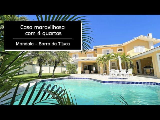 CASA MARAVILHOSA COM 4 QUARTOS NO MANDALA | Barra da Tijuca - RJ | TL Prime Imóveis