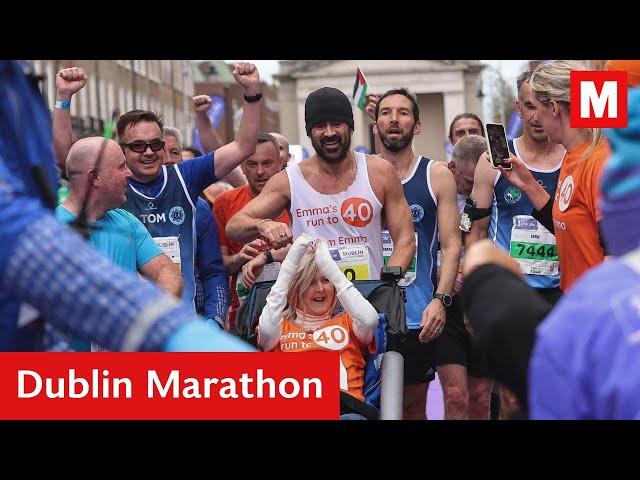 Hollywood star Colin Farrell hails friend’s courage after Dublin Marathon finish