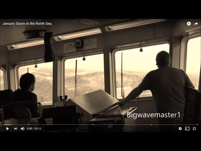  #TERRIFYING Footage. What It's Like On-Board a Ship In a North Sea STORM #waves  #Storm #ocean