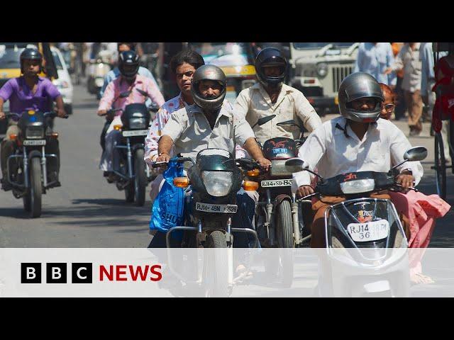 Will CNG motorbikes help India's air quality? | BBC News