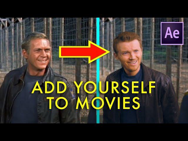 How to ADD YOURSELF into movies | After Effects actor replacement tutorial