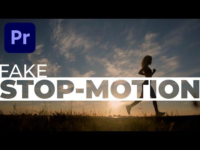 How to create a STOP-MOTION look in Premiere Pro