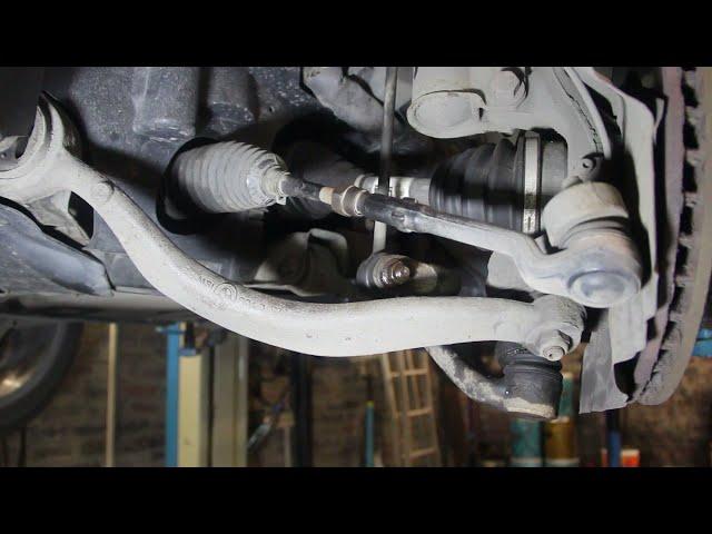 What to do if the stabilizer rod nut does not loosen BMW X5 E53 stabilizer link