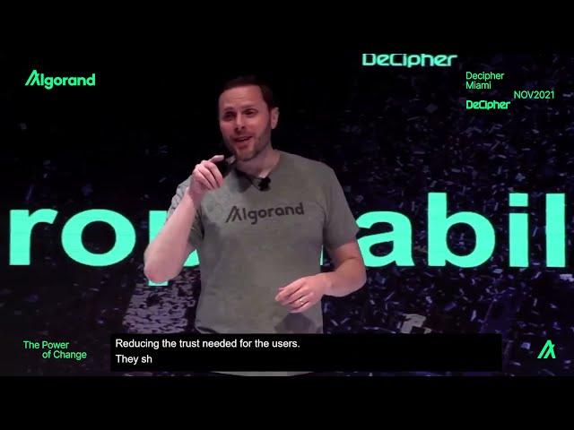 Decipher | Algorand Product Roadmap with Paul Riegle