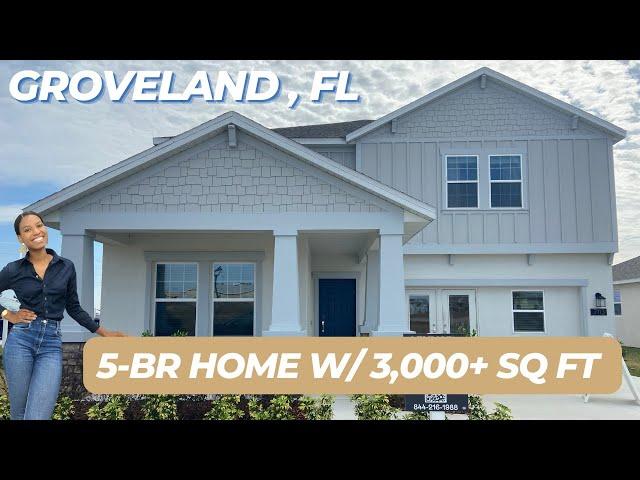 Large New Home in Small Town Outside of Orlando!