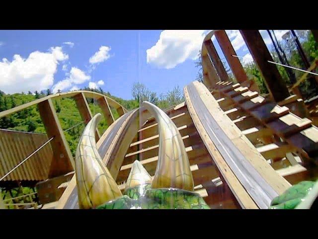 Roar-O-Saurus front seat on-ride HD POV Story Land