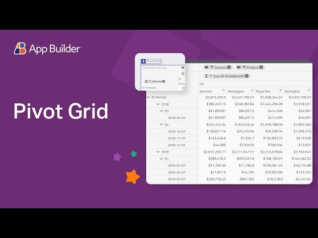 Pivot Grid in App Builder