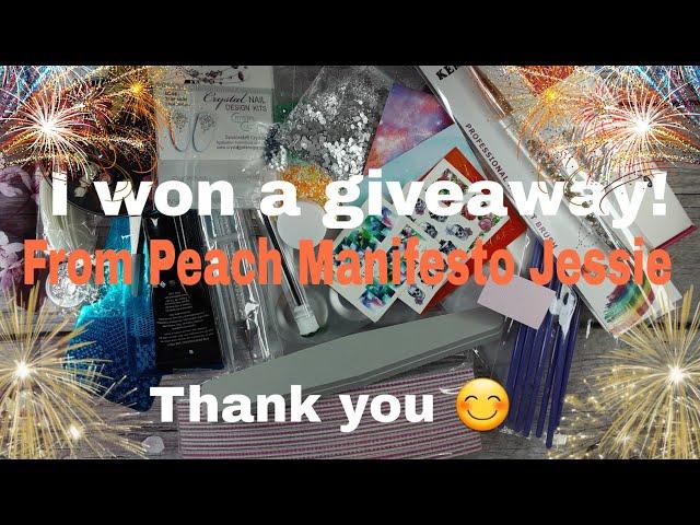 I won a Giveaway from Peach Manifesto Jessie