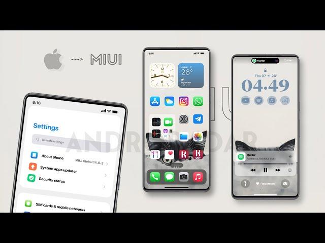  Stunning iOS 17.4 theme with new widgets for MiUI | Xiaomi | Redmi | Poco | AndroRadar