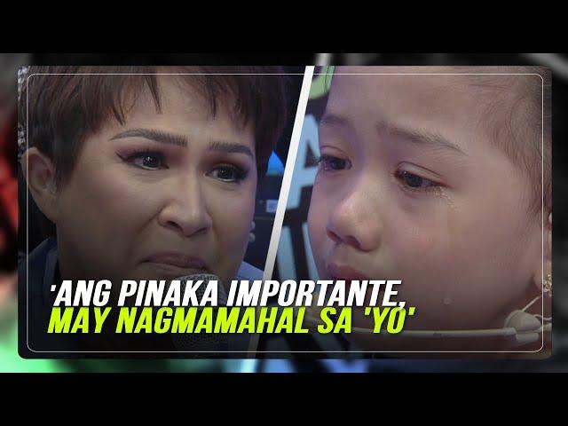 Tearful Janice comforts child with broken family in 'Mini Ms. U' | ABS-CBN News