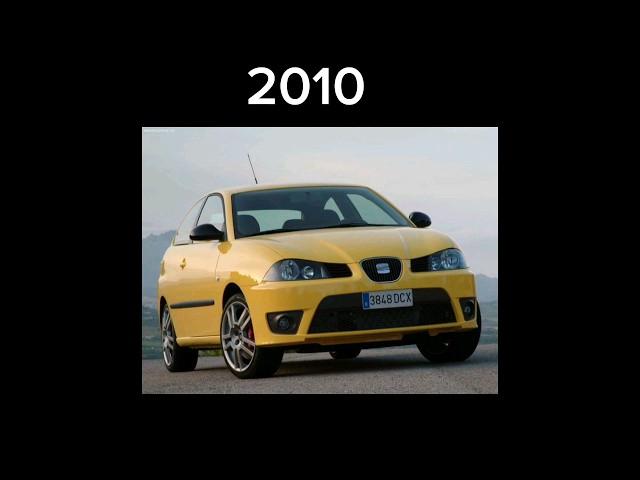 Evolution Of SEAT IBIZA (1984-2023) #evolution #seat #ibiza #cars #shorts