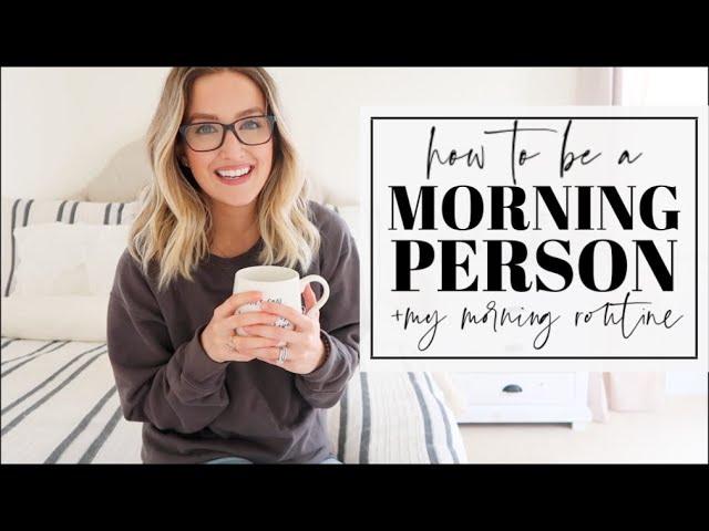 BEST TIPS FOR WAKING UP EARLY + MY 6AM MORNING ROUTINE | Becca Bristow